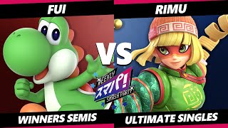 Sumapa 157 TOP 8  Fui Yoshi Vs Rimu Min Min Smash Ultimate  SSBU [upl. by Gregoire]