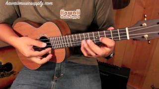 Ukulele Tutorial  quotWhile My Guitar Gently Weepsquot  Jake Shimabukuro versionPart 1 [upl. by Falzetta]