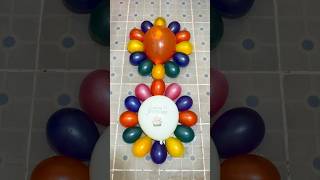 Beautiful White  Orange HBD Balloons and Water Colorful Mini Balloons Pop Reverse ASMR Satisfying [upl. by Nealey216]