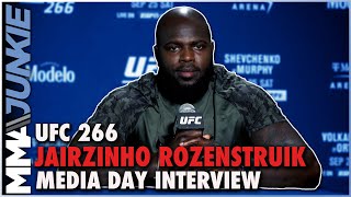 Jairzinho Rozenstruik ready for Curtis Blaydes wrestling  UFC 266 [upl. by Woodrow467]