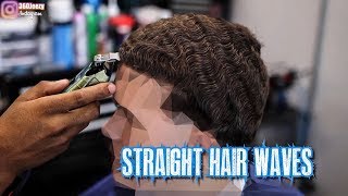 HAIRCUT TUTORIAL AMAZING STRAIGHT HAIR 360 WAVER TAPER [upl. by Artap]