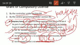 licenses in Patents compulsory and voluntary license [upl. by Noonberg]