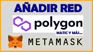 ➡️ Cómo Añadir RED de POLYGON en METAMASK ✚ Depositar MATIC en Metamask Y otros Tokens [upl. by Finnie607]