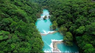 Cascada de Micos desde el aire Huasteca Potosina San Luis Potosí 4k [upl. by Allan614]