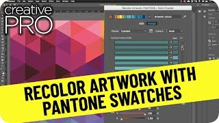 Convert to Pantone with Illustrator Recolor Artwork ft Theresa Jackson  CreativePro Tutorial [upl. by Atterbury49]