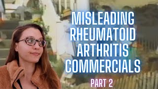 Why Do Arthritis Commercials Suck Part 2  Methotrexate Orencia Xeljanz Remicade [upl. by Notgnimer]