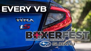 Every VB WRX Build  Boxerfest 2024 [upl. by Caralie]