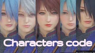 Nioh 2 仁王2  20 More Popular Character Creation Codes 4 Less typos than ever before [upl. by Selrahc352]