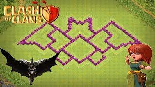 clash of clans th7 batman base  coc th7 batman design base [upl. by Allecram]