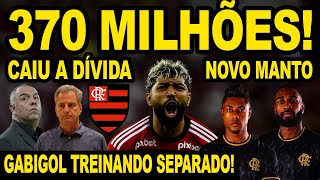 FLAMENGO TEM LUCRO DE 370 MILHÕES GABIGOL TREINANDO SEPARADO MENGÃO LANÇA NOVO MANTO GRAMADO E [upl. by Groot]