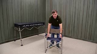 How to Fold the ALPS Mountaineering Directors Chair [upl. by Cullin]