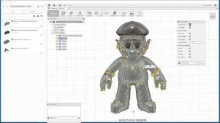 Remake and Fusion 360  Test  How to Convert a stl file of Mario to a Solid Tspline Body [upl. by Enileve]