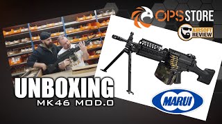 FR UNBOXING MK46 MOD0 TOKYO MARUI  OPSSTORE  AIRSOFT REVIEW [upl. by Sadoc]