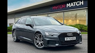 Used Audi A6 Avant 20TDI 40 Black Edition S Tronic Euro 6 in Grey  DY70EES  Motor Match Stockport [upl. by Rimahs]