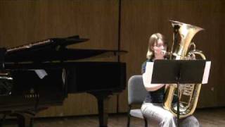 Holliday  Sonata for Tuba and Piano  II [upl. by Donnamarie85]