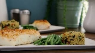 How to Make Almond Crusted Halibut  Fish Recipes  Allrecipescom [upl. by Joyan]