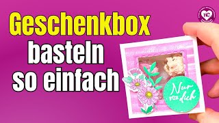 ✨MiniGeschenkbox für zwischendurch✂️ Schnelle DIYAnleitung  Stampin Up [upl. by Charley314]