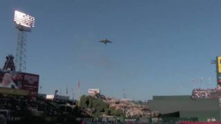 Angels Stadium C 17 Flyover HD [upl. by Bouton]