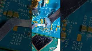 QFN SMD IC DESOLDERING [upl. by Ordnassela334]