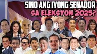 Sino ang Manok Mo sa PagkaSenador Mga Kandidato sa PagkaSenador sa Halalan 2025 senator [upl. by Omer]