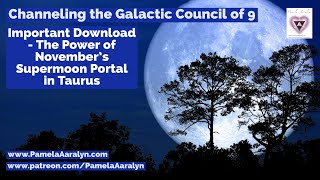 Channeling the Galactic Council of 9 Important Download Novembers Supermoon Portal in Taurus [upl. by Des]