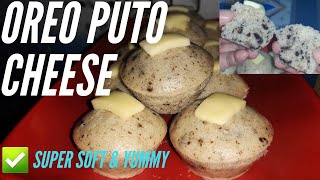 OREO PUTO CHEESE  Soft amp Yummy  Easy Recipe [upl. by Weinert]