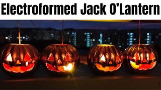 Electroformed Jack O Lantern Plastic to Metal [upl. by Eilahs100]