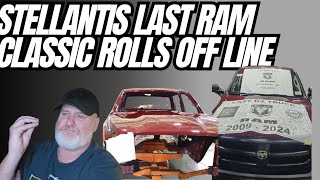 The Last Ram 1500 Classic Has Been Built At Warren Assembly End Of An Era At Stellantis [upl. by Cull411]