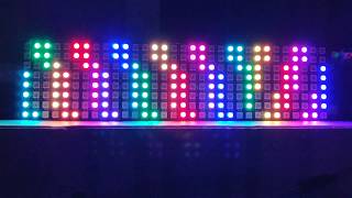 8x32 NEOPIXEL MATRIX DISPLAY [upl. by Leahcimnoj374]