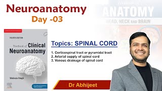 Neuroanatomy  Spinal Cord Gross Anatomy  3 For Mbbs 1st Proff By Dr Abhijeet [upl. by Sakmar775]