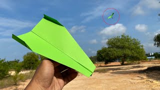 Fly Far amp Fly All Day  How To Make a paper Airplane Easy [upl. by Blondelle933]