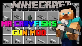 Minecraft  MRCRAYFISHS GUN MOD  HIGHLY MODULAR GUNS  Mod Showcase [upl. by Noroj235]