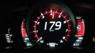 Volvo V40 T5 20213HP CrossCountry 0200 Acceleration [upl. by Bleier]