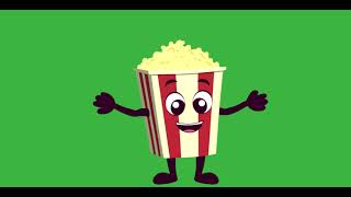 Popcorn animation green screen [upl. by Tobit]