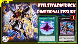 EVILSWARM DECK WITH DIMESIONAL FISSURE GAMEPLAY JANUARY 2024  YUGIOH DUEL LINKS [upl. by Araic]