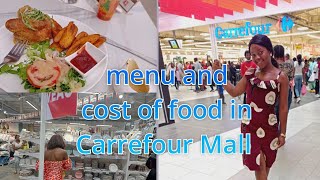 Inside the Yaounde MallPlayce Carrefourcost of food inside their restaurants [upl. by Jeffrey]