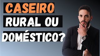 Caseiro é considerado como Empregado Rural ou Empregado Doméstico [upl. by Znarf424]