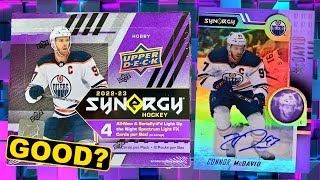 Was I Wrong About This 202223 Upper Deck Synergy Hockey Hobby Box Break [upl. by Barris328]