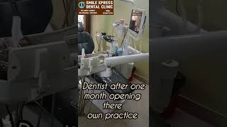 Dentist after one month opening there own practice smiledelhithedentalclinic teethwhitening care [upl. by Laing]