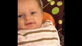 Language Development two months Motherese Cooing Smiling Turn Taking Eye Contact [upl. by Guenevere]