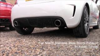 Fiat Abarth 500 Ascari Exhaust Sound modified by Ascari Tuning [upl. by Chandler]