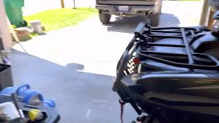 2022 Yamaha Grizzly 700 ESP XTR HMF Exhaust Install [upl. by Leblanc661]