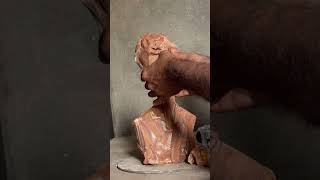 Oil based Clay 3d sketch day 682365 sculpture sculpturelovers claysculpture [upl. by Naihtniroc]