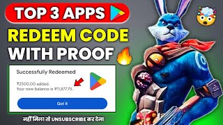 Top 3  Redeem Code App 2024 [upl. by Pelson650]