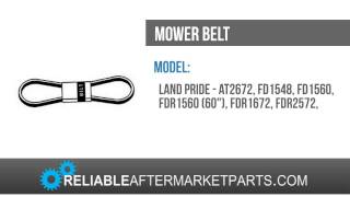 816116C New Land Pride Mower Deck Belt AT2672 FDR1560 FDR1672 FDR2572 FD1548 [upl. by Odlanir]