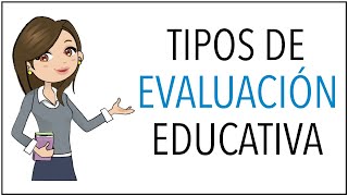 Tipos de EVALUACIÓN Educativa Inicial Formativa Sumativa y Alternativa [upl. by Adnilemre]