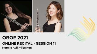 75th Concours de Genève  Oboe Online Recital  Session 11 Auli Han [upl. by Novihc]