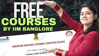 Free Online courses with certificates by IIM Banglore  For college students  Dream Maths [upl. by Felske]