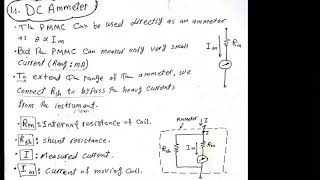 DC Ammeters and Voltmeters [upl. by Simeon]