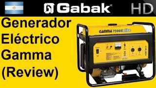 Review grupo electrogeno gamma 7500e elite  sirve para pc y servidores [upl. by Klayman]